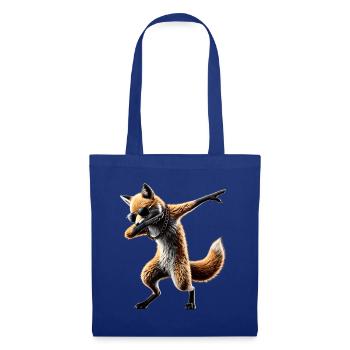 Lustiger Dabbing Fuchs Dance Tierliebhaber Dab - Stoffbeutel - Royalblau - Vorne