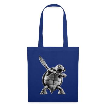 Funny Dabbing Sea Turtle Animal Lover - Tote Bag - royal blue - Front