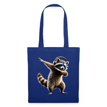 Funny Dabbing Raccoon Farmer Animal Lover Dab - Tote Bag - royal blue - Front