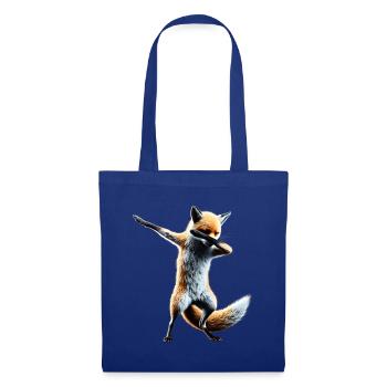 Lustiger Dabbing Fuchs Dance Tierliebhaber Dab - Stoffbeutel - Royalblau - Vorne