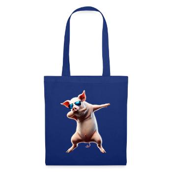 Funny Dabbing Pig Farmer Animal Lover Dab - Tote Bag - royal blue - Front