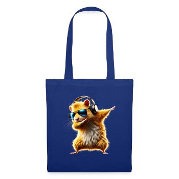 Funny Dabbing Hamster Rodent Animal Lover - Tote Bag - royal blue - Front