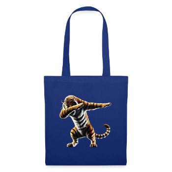 Funny Dabbing Tiger Wildlife Animal Lover - Tote Bag - royal blue - Front