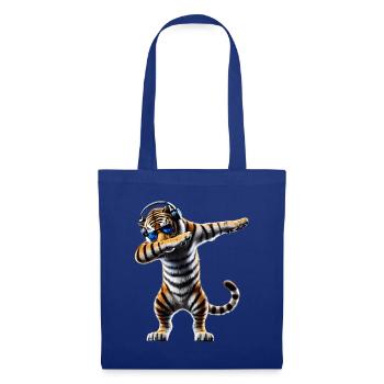 Funny Dabbing Tiger Wildlife Animal Lover - Tote Bag - royal blue - Front