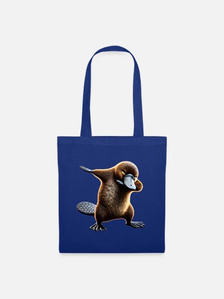 Lustiges Dabbing Schnabeltier Tierliebhaber Zoo - Stoffbeutel - Royalblau