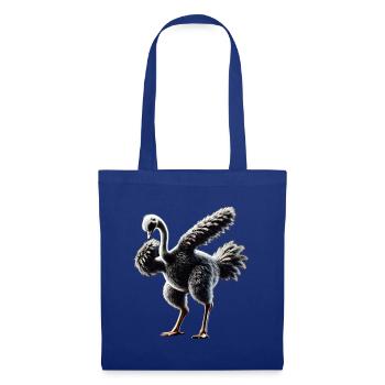 Lustiges Dabbing Straus Vogel Tierliebhaber Strauß - Stoffbeutel - Royalblau - Vorne