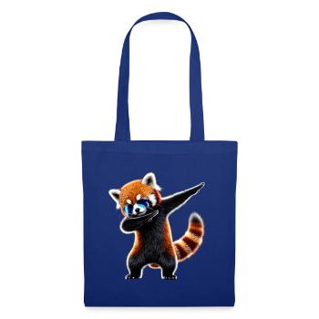 Fun Dabbing Red Panda Animal Lover Safari - Tote Bag - royal blue - Front