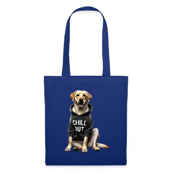 Funny Labrador Animal Lover Dogs Chilling Lazy - Tote Bag - royal blue - Front