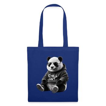 Funny Panda Bear Chill Out Animal Lover Chill - Tote Bag - royal blue - Front