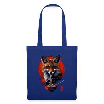 Drôle Renard Renard Art Animal Nature Animaux Animaux Sauvages - Sac en tissu - bleu royal - Devant
