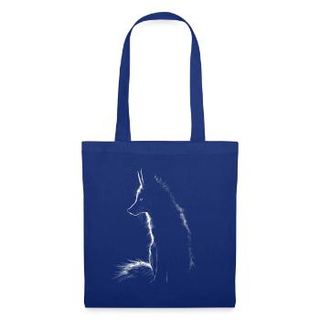 Lustiges Fuchs Fox Kunst Tier Natur Wildtier Tiere - Stoffbeutel - Royalblau - Vorne