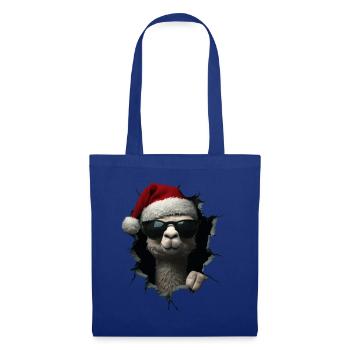 Alpaca Breeder Llama Christmas Christmas Alpaca - Tote Bag - royal blue - Front