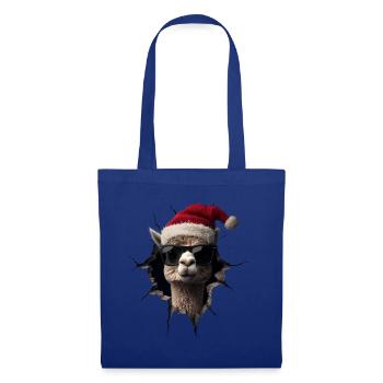 Alpaca Breeder Llama Christmas Christmas Alpaca - Tote Bag - royal blue - Front