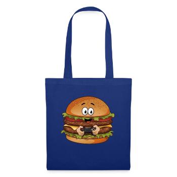 Funny Fast Food Gaming Pizza Gamer Gamer Gaming - Tote Bag - royal blue - Front
