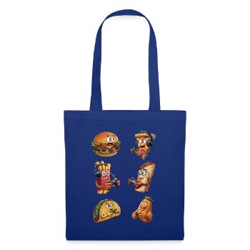 Funny Fast Food Gaming Pizza Gamer Gamer Gaming - Tote Bag - royal blue - Front