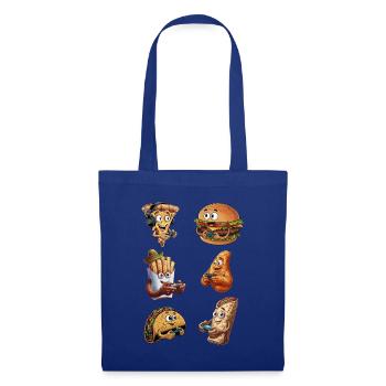 Funny Fast Food Gaming Pizza Gamer Gamer Gaming - Tote Bag - royal blue - Front