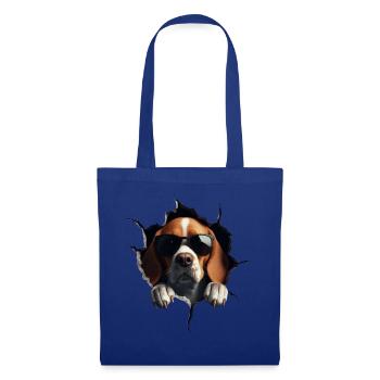 Funny Dog Owner Cute Dog Beagle - Tote Bag - royal blue - Front