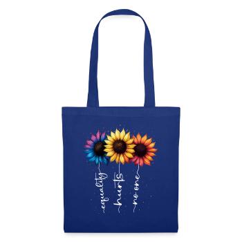 Summer Flowers Inspiration Love LGBTQ Rainbow - Tote Bag - royal blue - Front