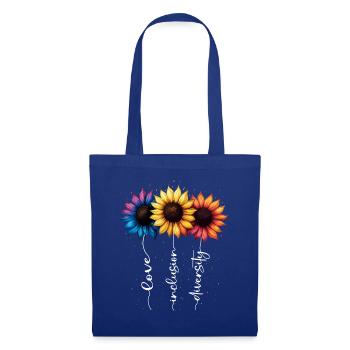 Summer Flowers Inspiration Love LGBTQ Rainbow - Tote Bag - royal blue - Front