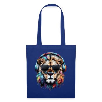 Lion Lover Wildlife Safari Art Lion Colorful - Tote Bag - royal blue - Front