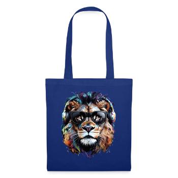 Lion Lover Wildlife Safari Art Lion Colorful - Tote Bag - royal blue - Front