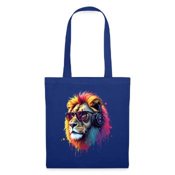 Lion Lover Wildlife Safari Art Lion Colorful - Tote Bag - royal blue - Front