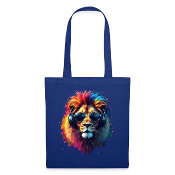 Lion Lover Wildlife Safari Art Lion Colorful - Tote Bag - royal blue - Front