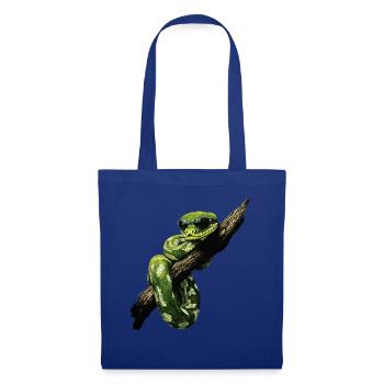 Green Tree Python Snakes Lover Terrarium - Tote Bag - royal blue - Front