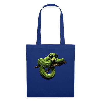 Green Tree Python Snakes Lover Terrarium - Tote Bag - royal blue - Front