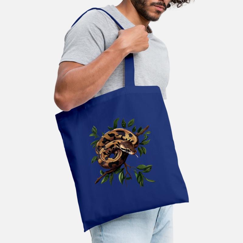 King Python Snakes Lover Terrarium Python Tote Bag