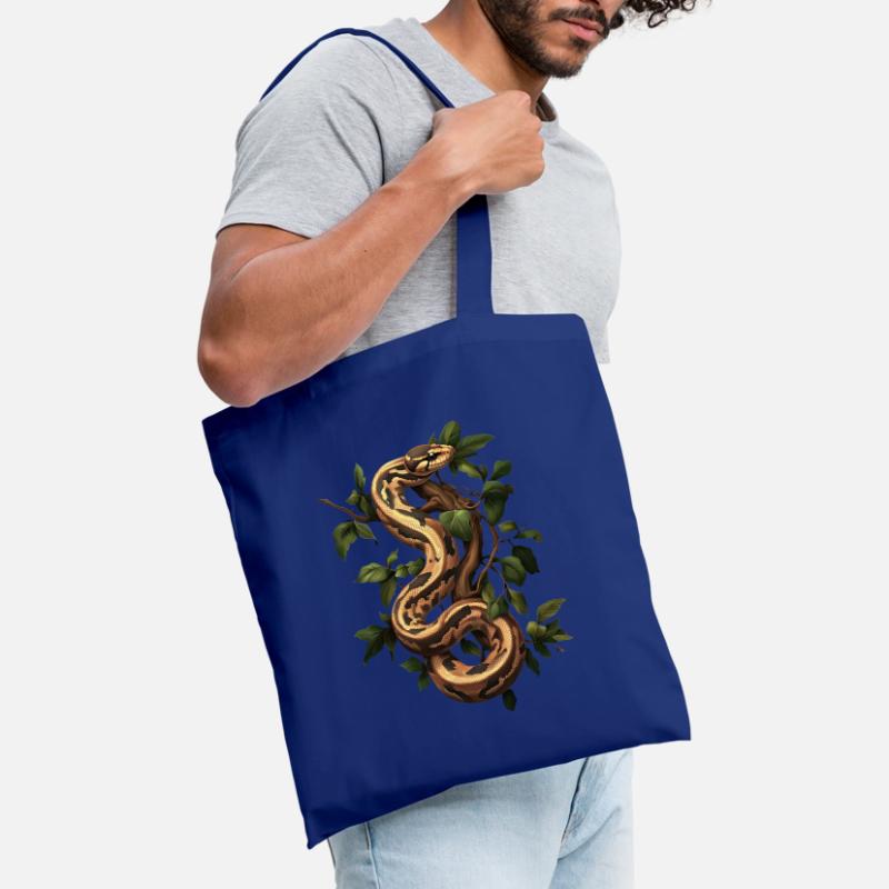 Roi Python Serpents Amoureux Terrarium Python Sac en tissu