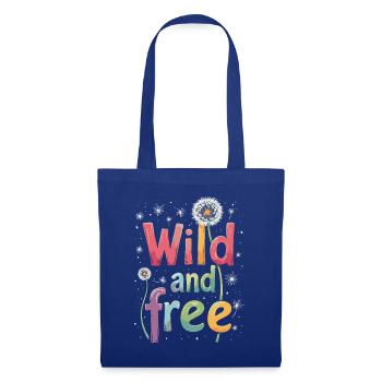Dandelion Dandelion Lover Floral Floral - Sac en tissu - bleu royal - Devant