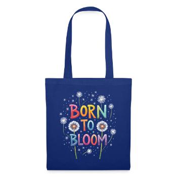 Dandelion Dandelion Lover Floral Floral - Sac en tissu - bleu royal - Devant