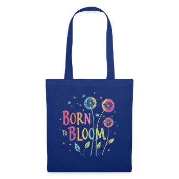 Dandelion Dandelion Lover Floral Floral - Sac en tissu - bleu royal - Devant