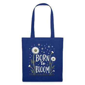Dandelion Dandelion Lover Floral Floral - Sac en tissu - bleu royal - Devant