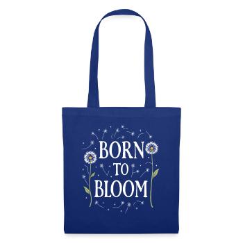Dandelion Dandelion Lover Floral Floral - Sac en tissu - bleu royal - Devant