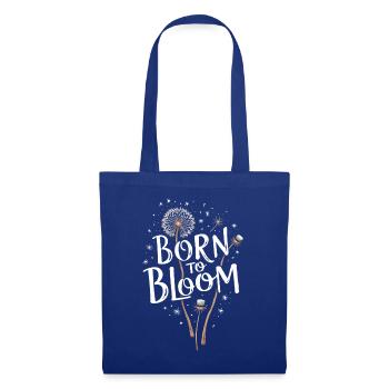 Dandelion Dandelion Lover Floral Floral - Sac en tissu - bleu royal - Devant