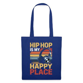Music My Happy Place Music Lover DJ Headphones - Tote Bag - royal blue - Front