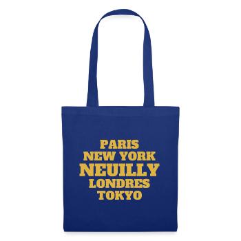 Neuilly Style - Unique streets, unique style. - Sac en tissu - bleu royal - Devant