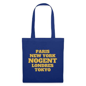 Nogent Style - Unique streets, unique style. - Sac en tissu - bleu royal - Devant