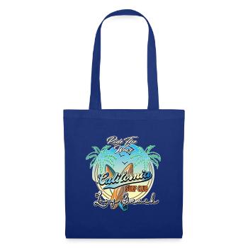 California Surfing - Stoffbeutel - Royalblau - Vorne