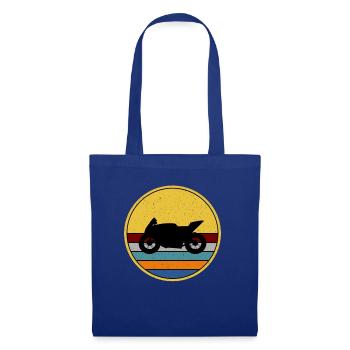 Motorcycle Biker Motorcycles Cross - Tote Bag - royal blue - Front