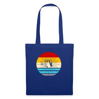 Jardin jardinier arrosoir - Sac en tissu - bleu royal - Devant