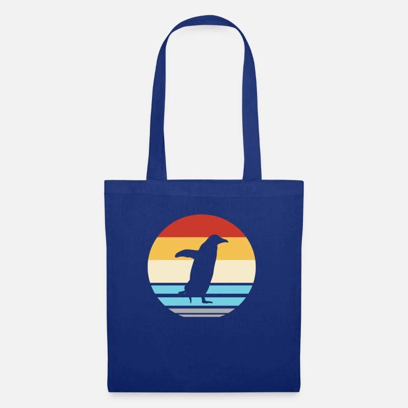 Pingouin du sud de Pôle Penguin - Sac en tissu - bleu royal