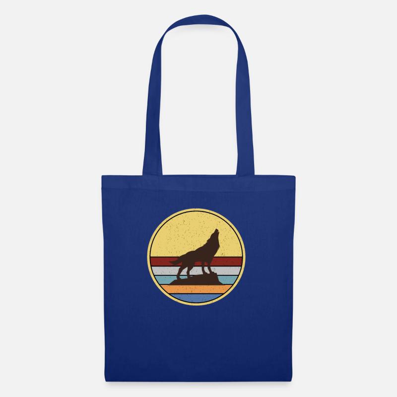 Wolf pack animal wolves - Tote Bag - royal blue