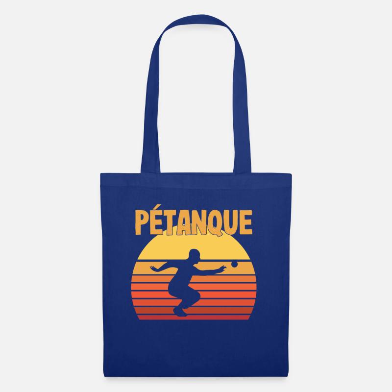 Boule Petanque Boccia - Stoffbeutel - Royalblau