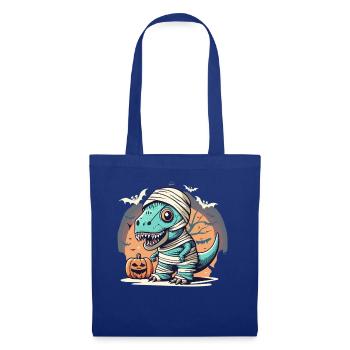 Tyrannosaurus Trex Halloween - Stoffbeutel - Royalblau - Vorne