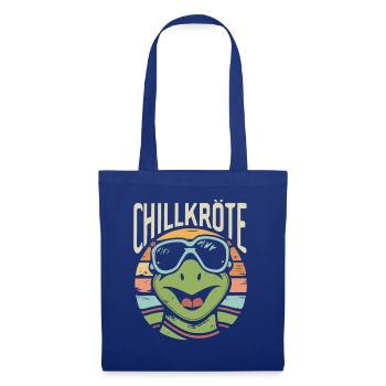 Relaxed Turtle Chill Toad - Tote Bag - royal blue - Front