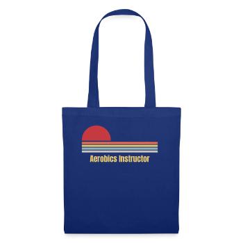 Instructeur d’aérobic - Sac en tissu - bleu royal - Devant