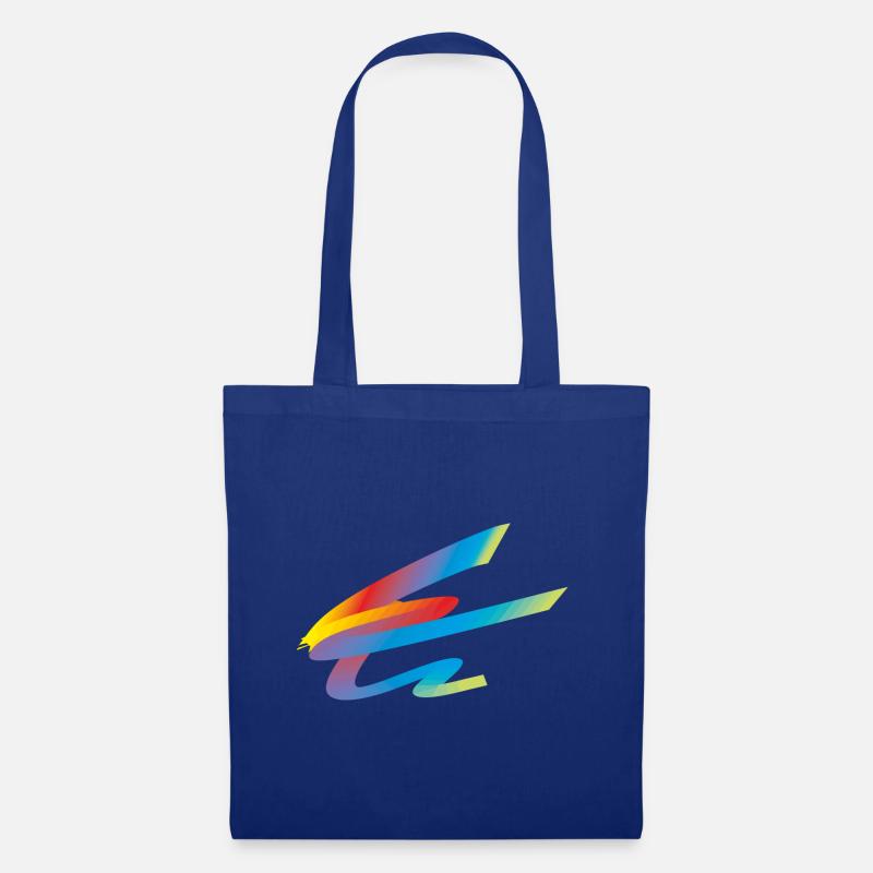 Regenbogenfantasie - Stoffbeutel - Royalblau